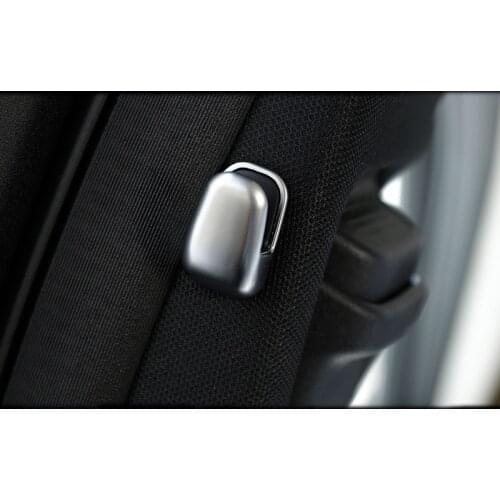 Chrome Auto Accessories B Pillar Hook Cover Trim 3D Stickers Decoration For Mercedes Benz E Class W213 Car-Styling Parts