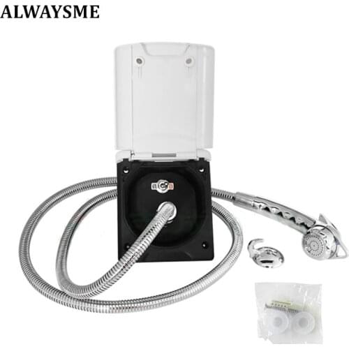 ALWAYSME Exterior Shower Faucet Box Kit For RV