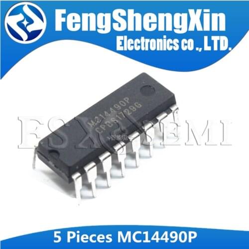 5pcs MC14490P DIP-16 MC14490 DIP16 MC14490PG DIP logic chip