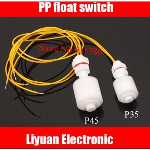 M10 PP float switch / level switch / 10W Low pressure level switch / level sensor / M8 corrosion plastic float