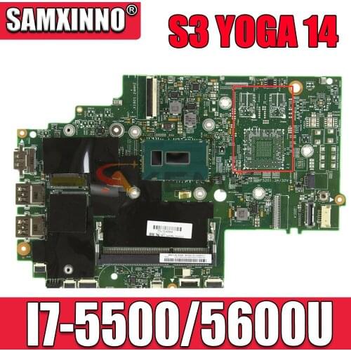 For Lenovo Thinkpad S3 YOGA 14 13323-2 448.01110.0021 Laptop motherboard CPU I7-5500/5600U DDR3 100% fully tested