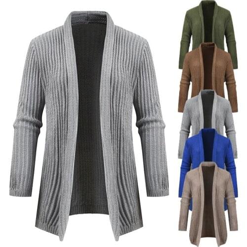 Mens Turtleneck Sweaters Knitted Cardigan Winter Warm High Collar Sweater for Men 2021 New Male Long Sleeves Thicken Tops Coat