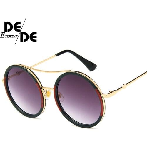 Male Female Metal Sun Glasses Gold Vintage Circle Sunglasses Feminine Round Prince Sunglass New Women Men Alloy 2019 Hot