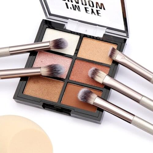 7Pcs/set Makeup Brushes Kit Beauty Face Brush Concealer Cosmetic Blush Foundation Eyeshadow Lip Eye Tool G99E