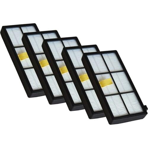 5pcs Heap filter kit for iRobot Roomba 800 900 Series 870 880 980 Vacuum Cleaner Accessories parts replacement