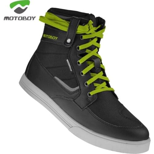 MOTOBOY motorcycle riding shoes motorcycle boots racing shoes anti falling knight equipment casual four seasons mens Boots