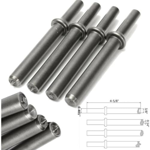 Pneumatic Bit Air Hammer Anvils Semi-Tubular Coupe Bit Rivets 527294 Steel Tools Head Pneumatic Hammer Traffic Sign Rivet Head