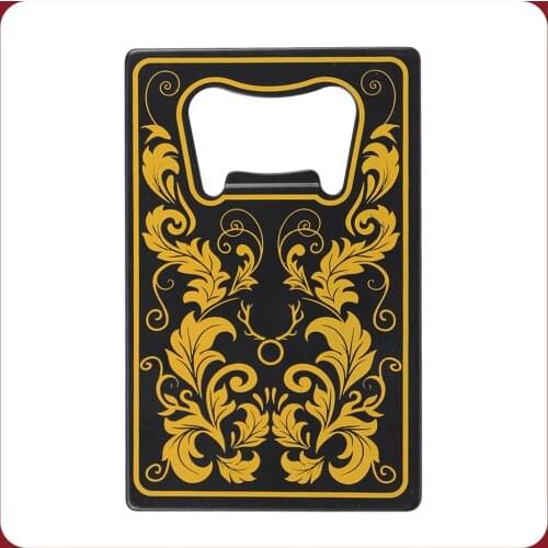 Custom brand gift personalized credit card full color beer bottle openers bar blade LOGO