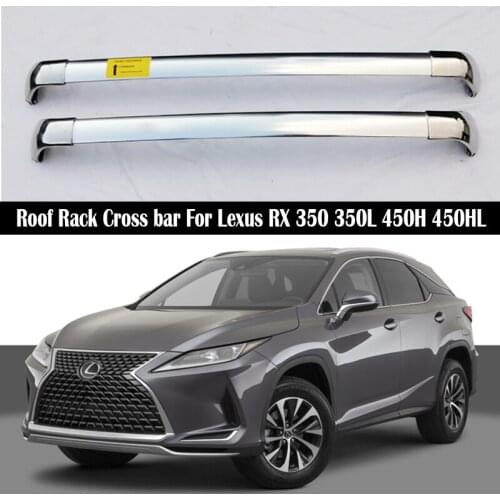 Stainless steel Roof Rack For Lexus RX 350 350L 450H 450HL 2016-2021 Rails Luggage Carrier Bars top Cross bar Rack Rail Boxes