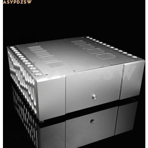 WA66 Aluminum enclosure Preamp chassis Power amplifier case/box size 410*430*150mm