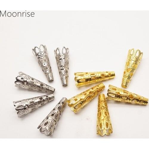 23x8mm Trumpet Flower Bead Caps End Caps For Jewelry Making Accessories Handmade Necklace Bracelet Findings HK098