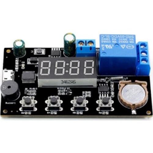 2021 VHM-018 DC 5V Real Time Timing Delay Timer Relay Module Switch Control Clock Synchronization Multiple Mode Control