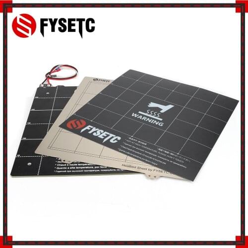 220*220mm 3D Printer MK3 Magnetic Heated Bed 24V Wiring Thermistor Kit With Steel Sheet For MK3 Ender 5 3D Printer Parts