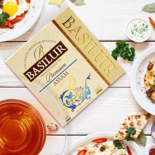 Free shipping Basilur baoceylon selects 100 bags of Assam black tea bag, which can be used as black tea and milk tea