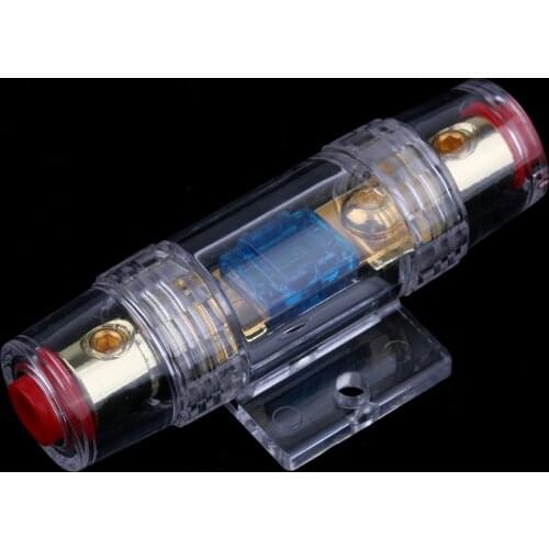 1PCS 60A Fuse Holder Fuseholder Block For Car Speaker Subwoofer Amplifier