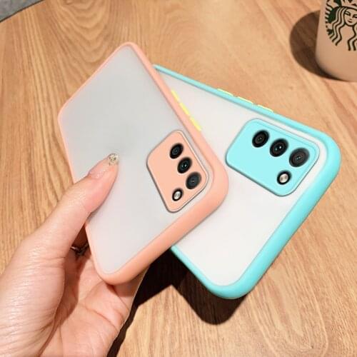 Case For Huawei Honor 30 Lite Cases Shockproof TPU Silicone Phone Cover For Honor 30Lite Simple Cartoon Candy Colors Plain Cover