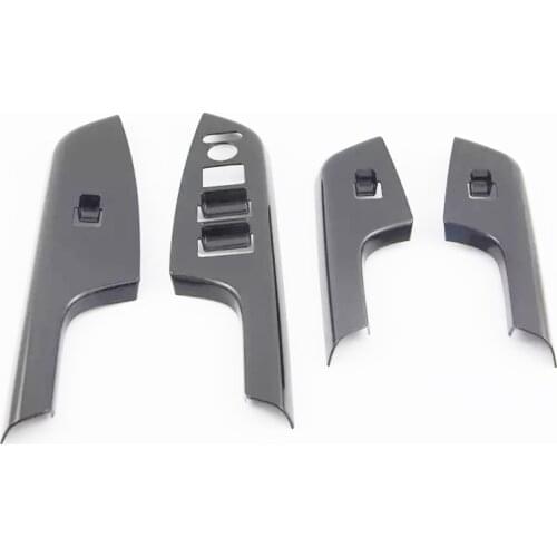 For Honda CRV 2015 2016 ABS Chrome black inner handle armrest molding trim 4pcs