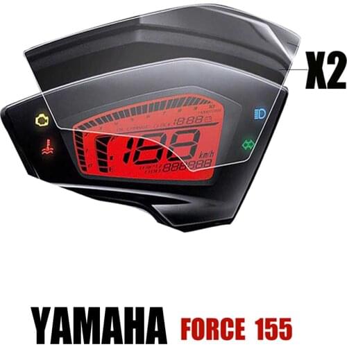 For Yamaha Force 155 Motorcycle Instrument Film Sticker Center Dashboard Speedometer Scratch Cluster Screen Protection Film