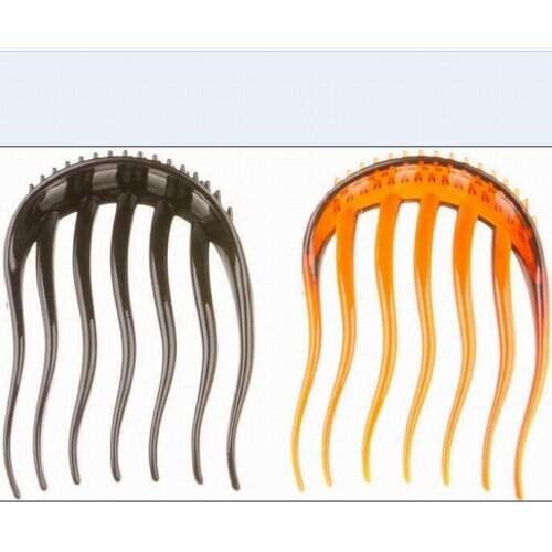 Hot sell fashion DIY fluffy ponytail hair comb bumpits as dish hair styling tool inserts hair pins Modelling accessories
