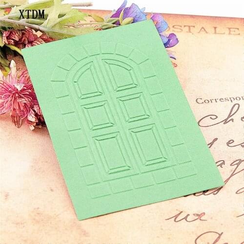 HOT plastic Stone gate craft card making paper card album wedding decoration clip Embossing folders