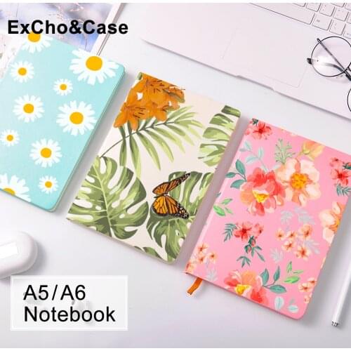 2021 New Popular Custom Name A5 A6 Diary Notebook Daily Business Office Leather Work Notebook Diary Notepad School Supplies
