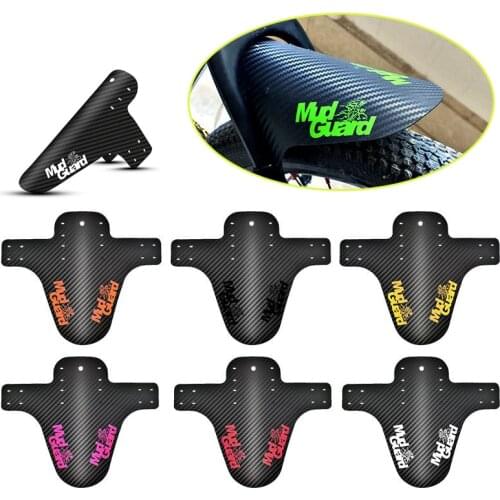Bicycle Fenders Colorful Front/Rear Tire Wheel Fenders Carbon Fiber Mudguard MTB Mountain Bike Road Cycling Fix Gear Accessories