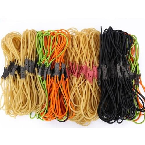 200PCS Round Rubber Band Used For Slingshot You Can Choose The Color Need To Remark In Order Hunting GLOVES