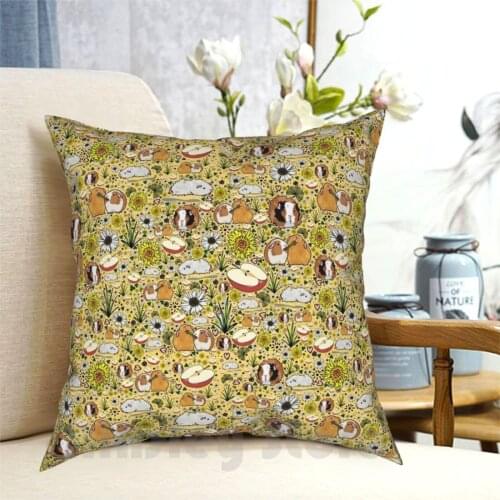 Guinea Pigs In Yellow Pillow Case Printed Home Soft DIY Pillow cover Guinea Pig Guinea Pig Guinea Pig Guinea Pig Guinea Pig