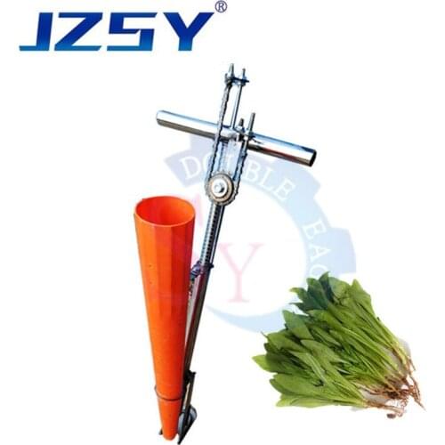 New type farm manual chain type vegetable seedling planting machine/hand pepper tomato plantlet transplanter fertilizer tool