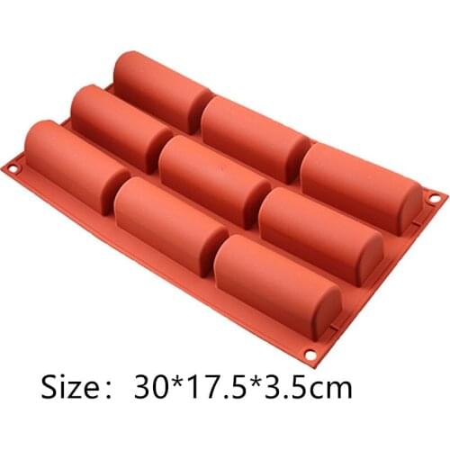 Silicone Mold 3D Stick Shape for Chocolate Truffle Mousse Cake Dessert Mold DIY Baking Moulds