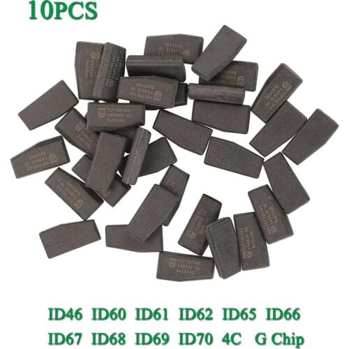Bilchave 10pcs Replacement Remote Car Key Chip ID46 ID60 ID61 ID62 ID65 ID66 ID67 ID68 ID69 ID70 G 4CLocksmith Tool Locksmith