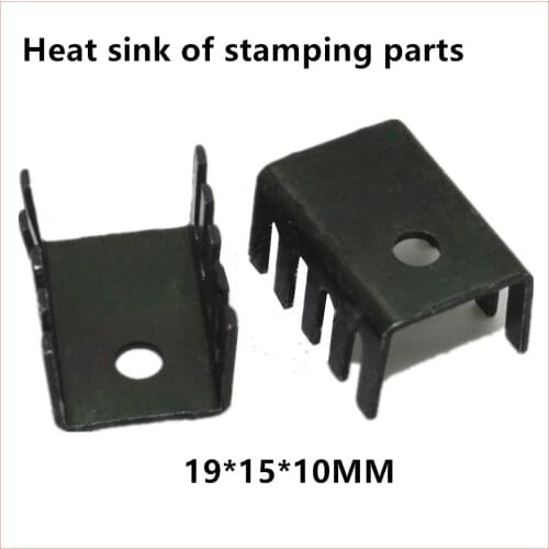 TO-220 heat sink 19*15*10mm Radiator fin 781 / 7805 heat sink Heat sink of stamping parts,for electronic Electrical equipment