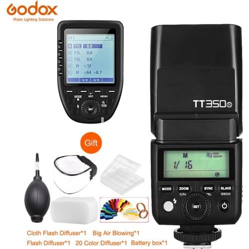 Godox TT350C/N/S/F/O/P Camera Flash Speedlite TTL HSS GN36 + XPro Trigger for Canon Nikon Sony Fuji Olympus Panasonic Pentax