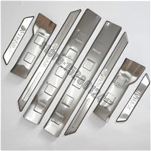 High-quality stainless steel Scuff Plate/Door Sill and Rear bumper Protector FOR NISSAN X-TRAIL XTRAIL T31 08-13 ,Car-styling