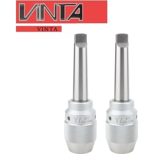 High precison CNC lathe Mo type integrated self-tightening drill chuck APU13 / 16 self-locking Integrated keyless self tight