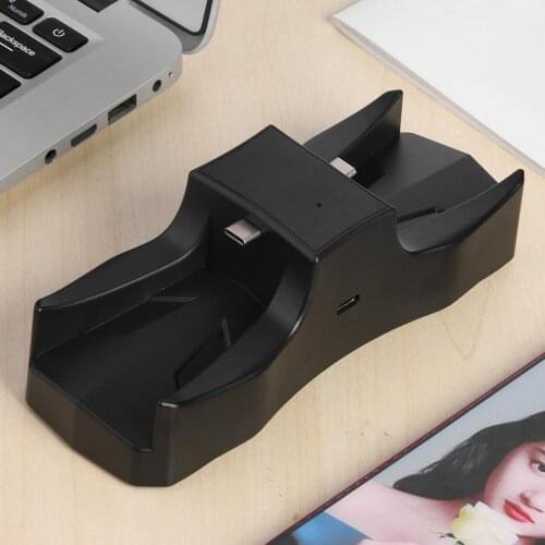 Controller Charger for 5 Controller Charger Charging Docking Station Stand Dual Fast Charging Station &LED Indicator