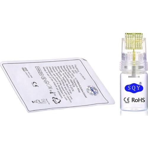 192 Pin Micro Titanium Needle Tips 0.5-1.5 MM Derma Anti Aging Whitening Bottle Reusable Skin Care Tool