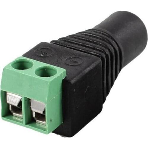 2 plug male and female 5.5 x 2.1 mm DC jack, surveillance camera EU power plug CNIM Hot