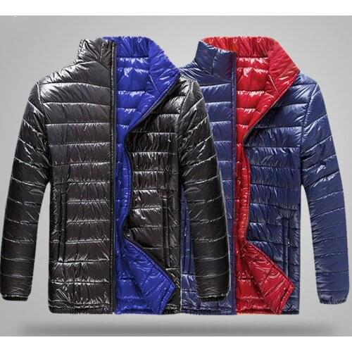 2021 New Men Autumn Winter Down Duck Jacket Casual Stand Collar Ultra Light Parka Coat Portable Outwear Waterproof Outwear D251