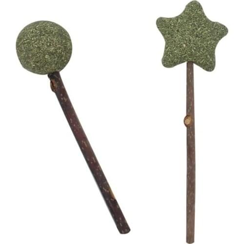 1PC Pet Products Pet Cat Toys Natural Catnip Lollipop Mutian Polygonum Cat Molar Stick Cat Toy Snacks Cat Supplies Pet Gift