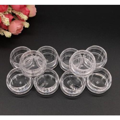 50% Hot Sale 10Pcs 5g Portable Travel Empty Face Cream Box Bottle Cosmetic Storage Container