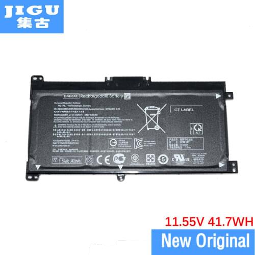 JIGU HSTNN-UB7G UB7G BK03XL TPN-W125 Original New Laptop Battery For HP For Pavilion 14-ba001ns x360 x360 14-ba000 11.55V 41.7WH