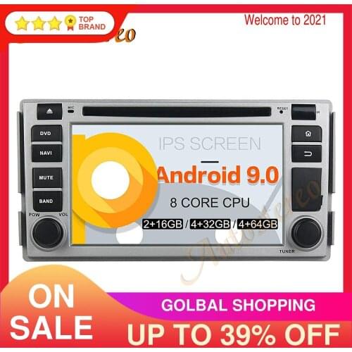 Car DVD Player Android9 PX5/PX6 GPS Navigation For Hyundai Santa Fe 2006-2011 Auto Radio Stereo Head Unit Multimedia Player DSP