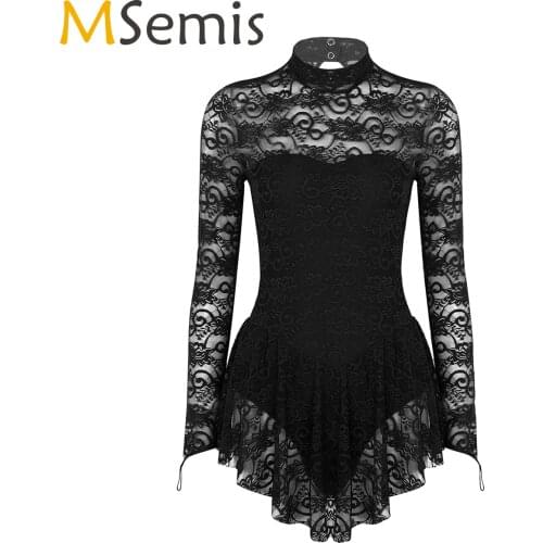 Ballet Leotard Ballet Dress for Women Lace Figure Ice Skating Dress Adult Gymnastic Leotard Ballerina Ballet Costumes Clothes