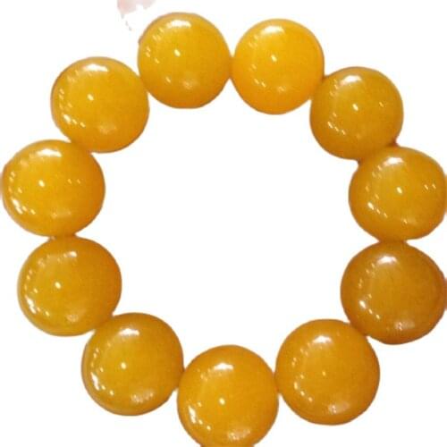 Genuine natural agate jade pulp Beads Bracelet