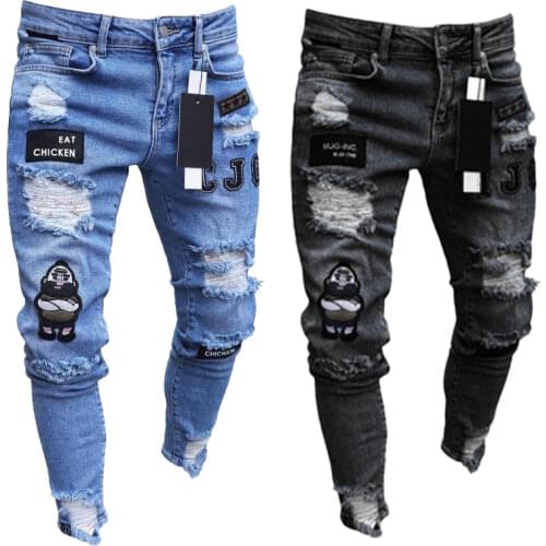 Мужские модные джинсы CALUOMATT China At AliExpress