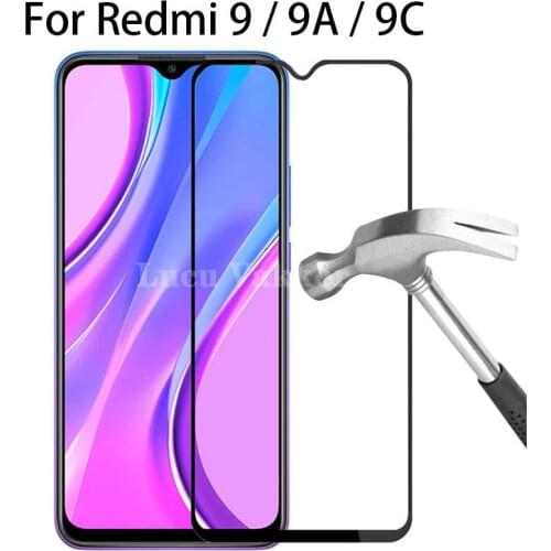 Case for xiaomi redmi 9A 9C 9 A C cover tempered glass screen protector Xiaomi xiao red mi my redmi9A protective phone coque bag
