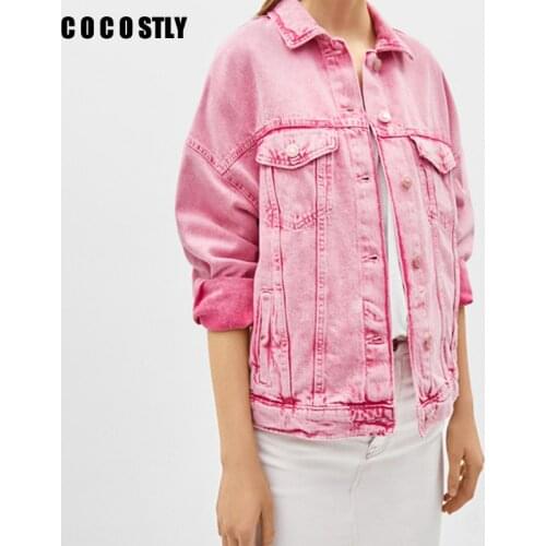 Женские джинсовые куртки COCOSTLY China At AliExpress
