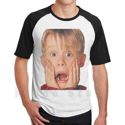 Kevin Mccallister " Ahh " Scream T Shirt Men Cotton Cotton S-6Xl Home Alone Christmas Kevin Mccallister Macaulay Culkin Ahh