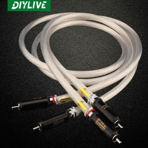 Dutch sterling silver 5NOCC fever speaker CD player audio cable HIFI dual RCA speaker power amplifier signal cable